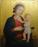 Madonna con bambino 41,5x51 olio su tavola